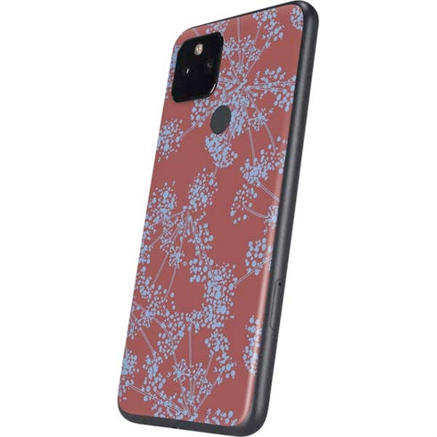 Airy Blue Floral Google Pixel 4a 5G Skin
